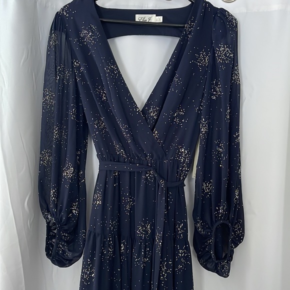 NWT - ModCloth Its a Long Story Chiffon Maxi Dress - Picture 6 of 8